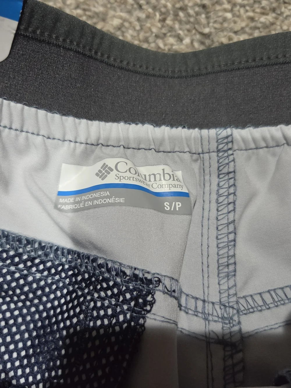 Columbia Men's Slate Blue Hybrid Drawstring Shorts Twisted Creek Size Small New